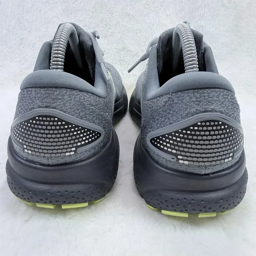 Brooks Ghost 16 Mens Running Shoes Primer Grey Lime Size 8 D Medium